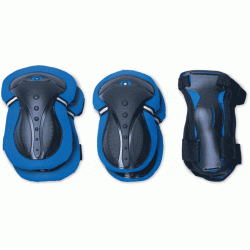 Комплект наколенки с налакътници Globber XXS сини