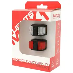 Комплект светлини MAX1 2 LED черно