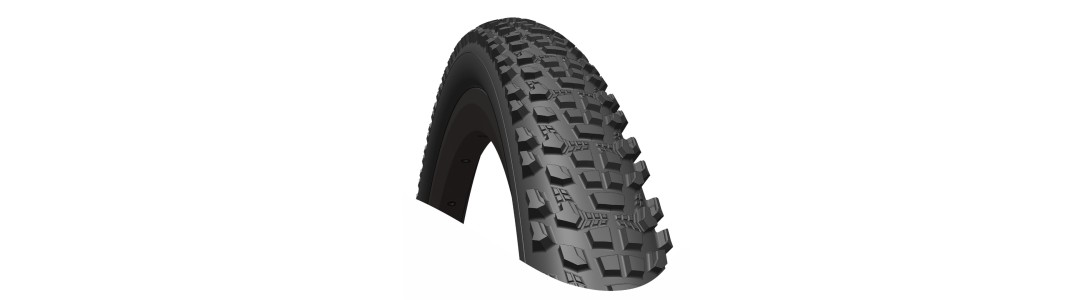 ECOVELO Mountainbike Reifen 27,5 X 2,10 – Schwarz, Knorriges Profil, Inklusive Schlauch Mit Presta-Ventil