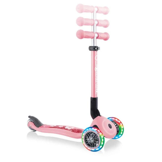Детска тротинетка Globber Junior Fantasy Lights розова
