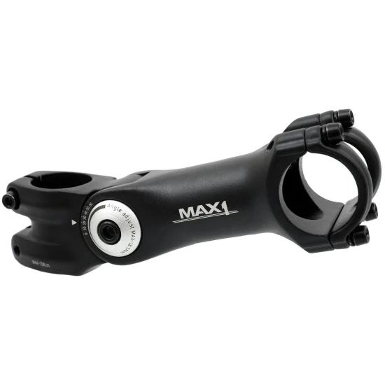 Раздвижена лапа за кормило MAX1 125/60°/31.8мм черно