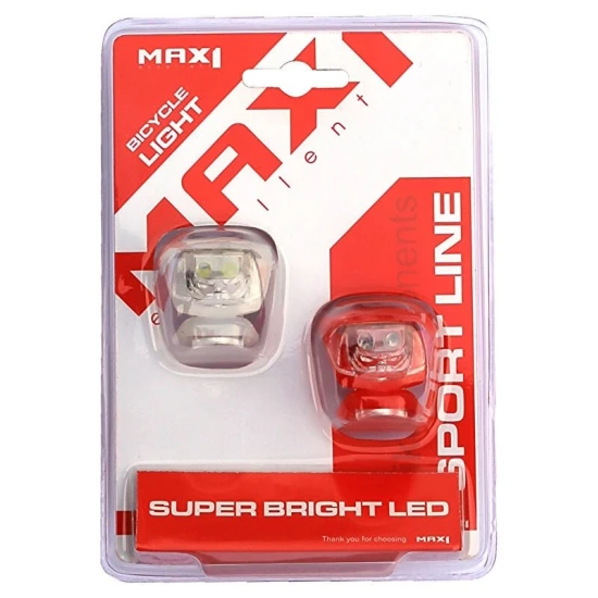 Светлини MAX1 FROG 2LED комплект бял/червен