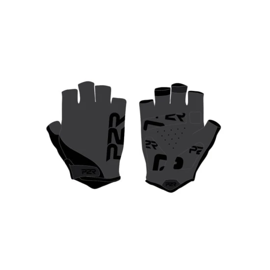 Ръкавици с къс пръст P2R GRIPPEX сиво-черен XXL